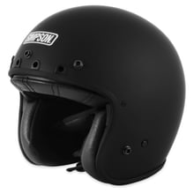 Мотошлем Simpson Racing Chopper — матовый чёрный — размер XS
