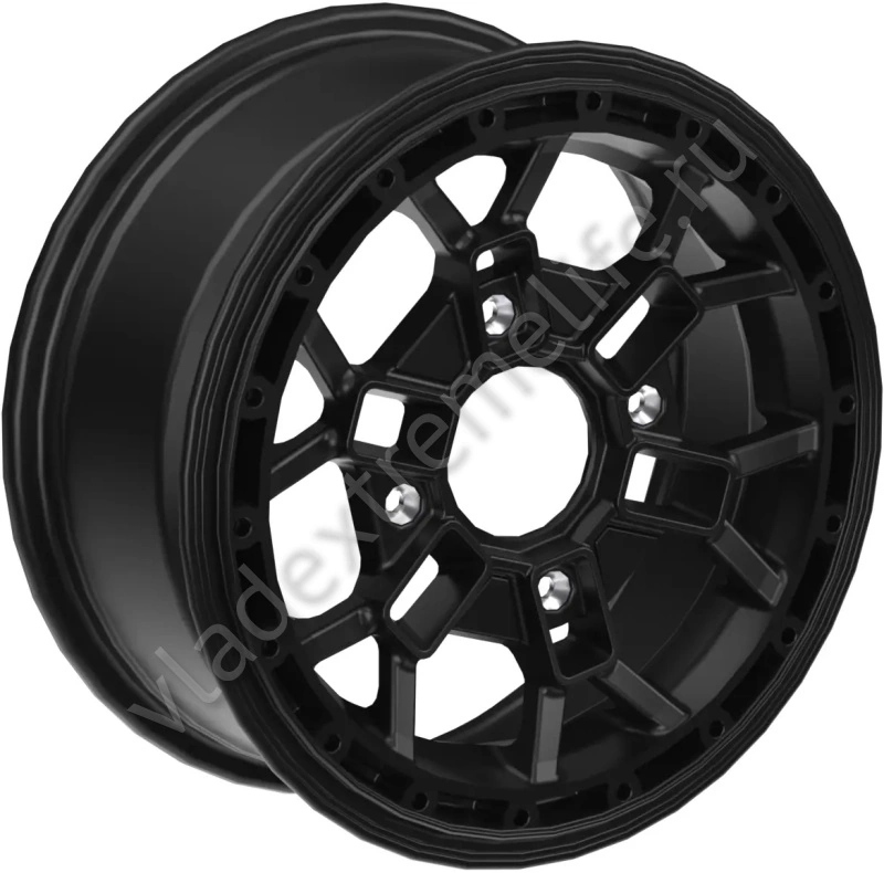 Колесо Can-Am с бедлоком, 14 × 6,5 дюйма, заднее, тёмно-чёрное
