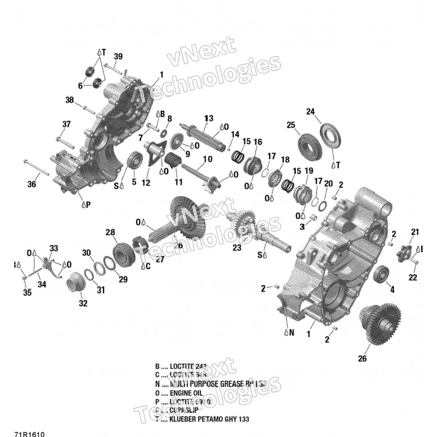 Шарикоподшипник — Картер двигателя — Can-Am — для CAN-AM Outlander DPS 850