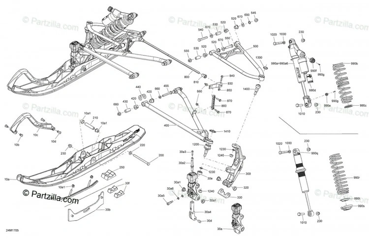 Вал — Передняя часть Runner Mechanism