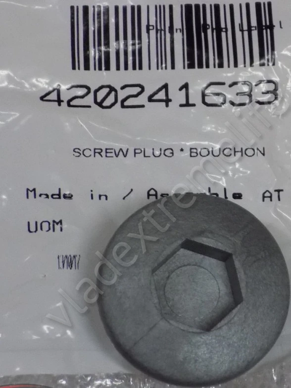 Резьбовая пробка M24 × 1.5