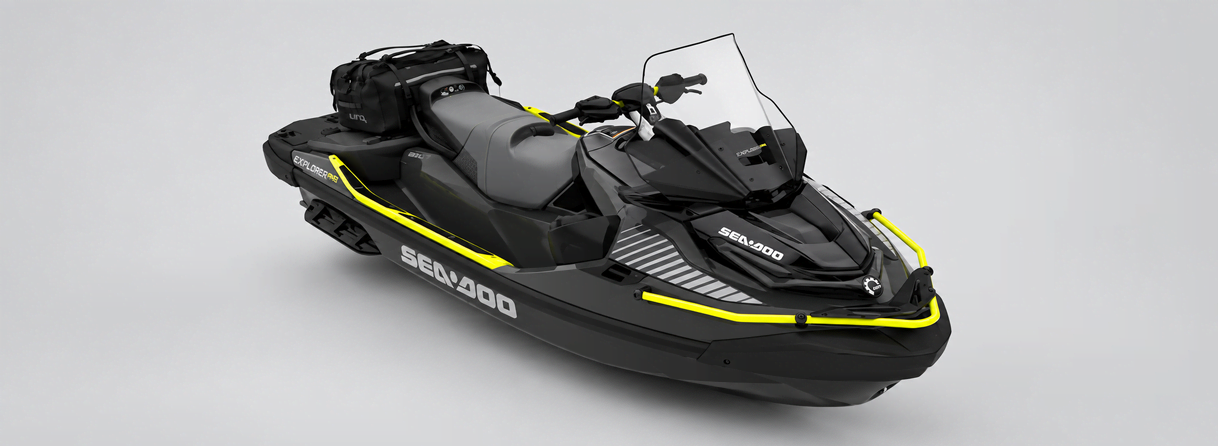 Обзор гидроцикла BRP Sea-Doo 2027 Explorer Pro 230