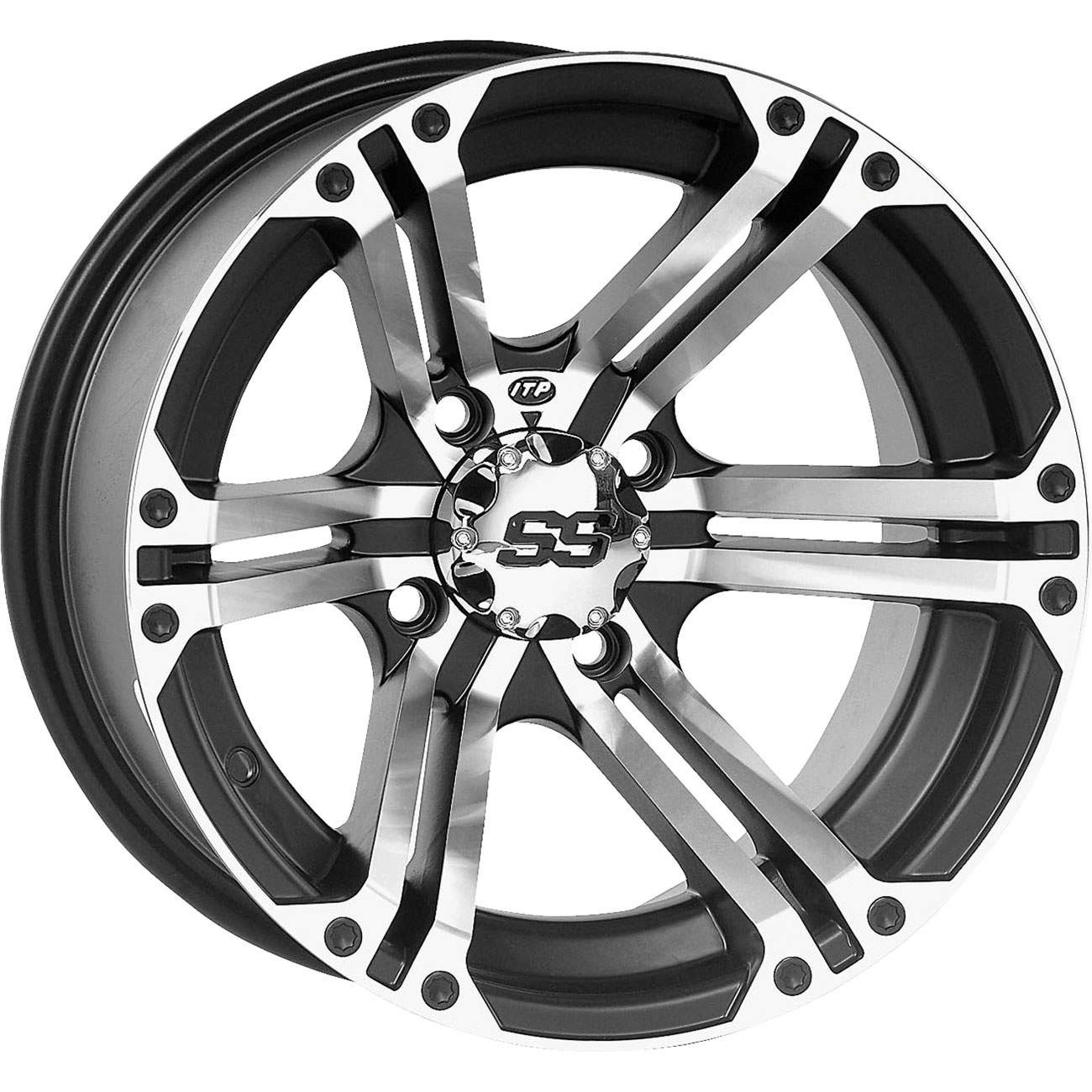 Диск Can-Am с Beadlock 14 × 8 дюймов сзади глубокий чёрный
