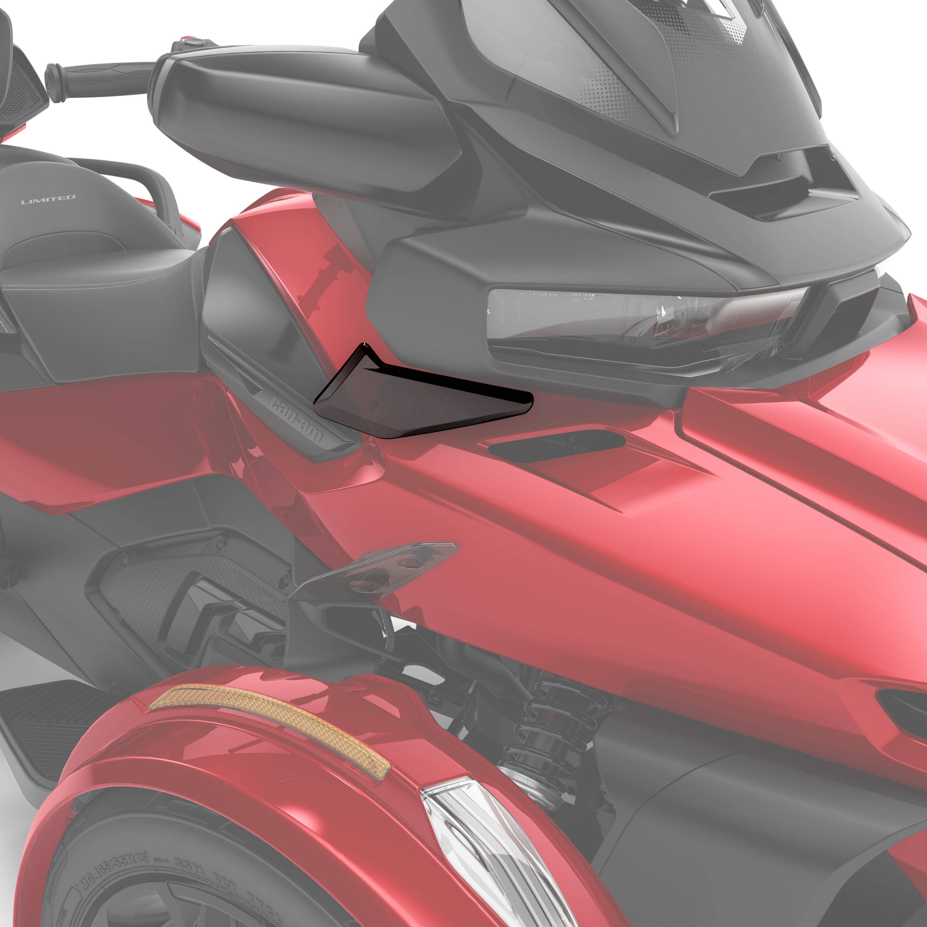 Регулируемые боковые дефлекторы — верхняя часть Can-Am Spyder